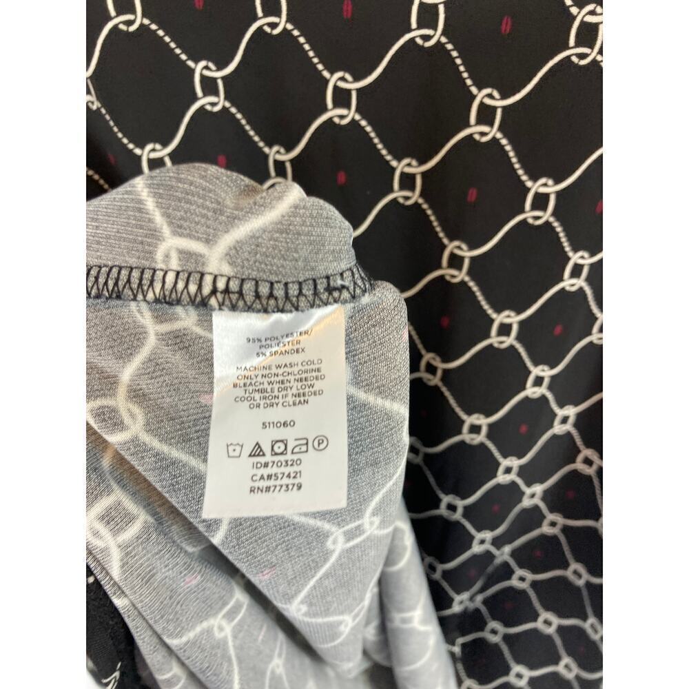 Ann Taylor Patterned Long Sleeve Blouse Size XS - Picture 4 of 6